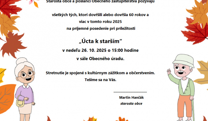 Fotka - Úcta k starším 