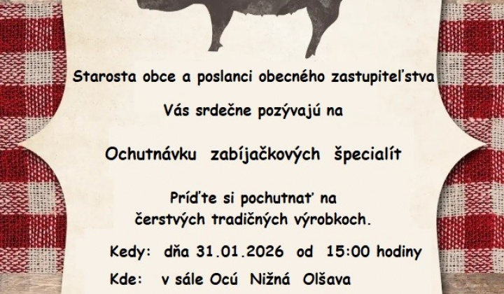 Fotka - Zabíjačka 2026